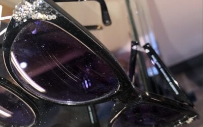 Jimmy Crystal Folding sunglasses