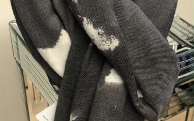 Marble grey mix scarf