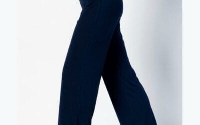 Marble navy trousers